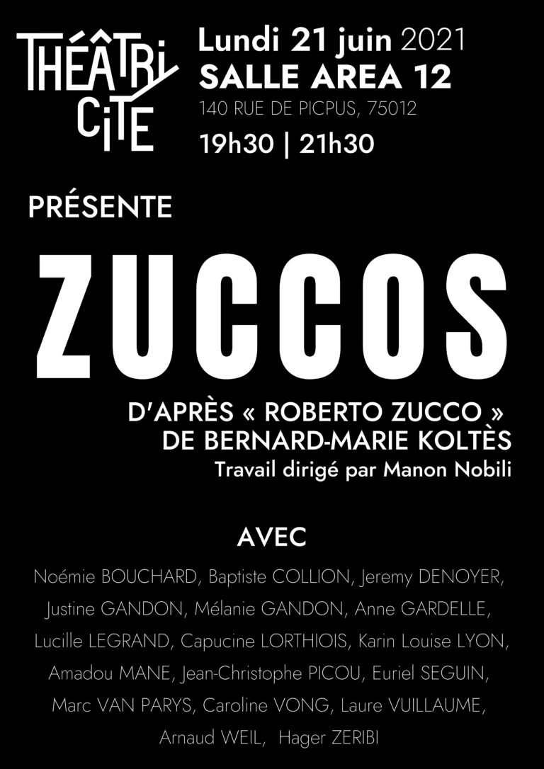 Affiche Zuccos
